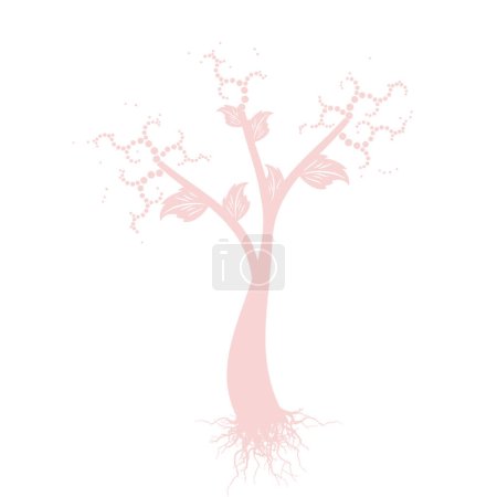 Téléchargez les illustrations : Illustration vectorielle d'arbre d'art - en licence libre de droit