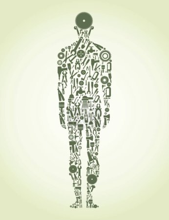 Ilustración de Icono de la persona de la herramienta para la web, vector de ilustración - Imagen libre de derechos