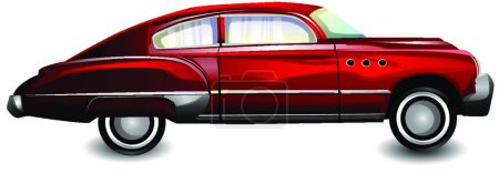 Illustration for Classic sports car,  vector illustration - Royalty Free Image