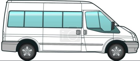 Ilustración de Icono de bus, ilustración simple web - Imagen libre de derechos