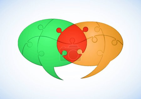 Illustration for Chat web icon vector illustration - Royalty Free Image