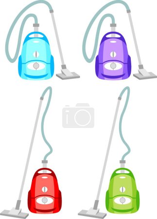 Illustration for Vacuum Cleaners, vector illustration simple design - Royalty Free Image