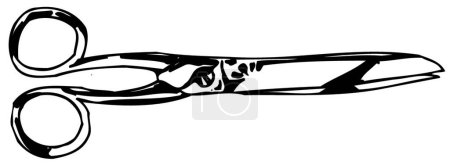 Illustration for Scissors, web simple icon illustration - Royalty Free Image
