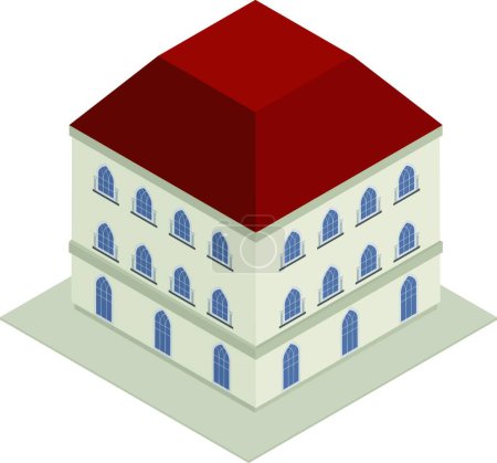 Téléchargez les illustrations : Concept immobilier, construction de maisons immobilières - en licence libre de droit