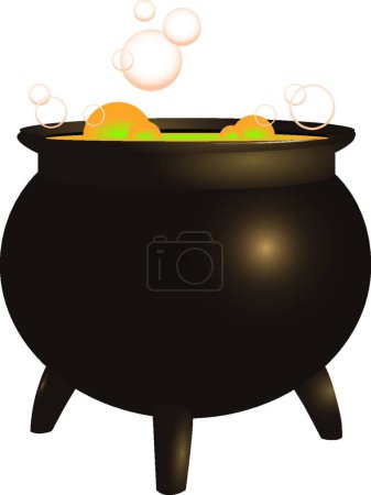 Illustration for Magical brew, vector illustration simple design - Royalty Free Image
