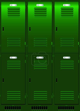 Illustration for "lockers " web icon vector illustration - Royalty Free Image