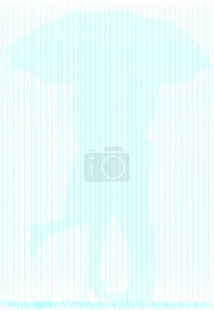 Illustration for Wet Kiss, graphic vector illustration - Royalty Free Image