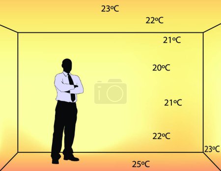 Ilustración de Calefacción interior, ilustración vectorial gráfica - Imagen libre de derechos