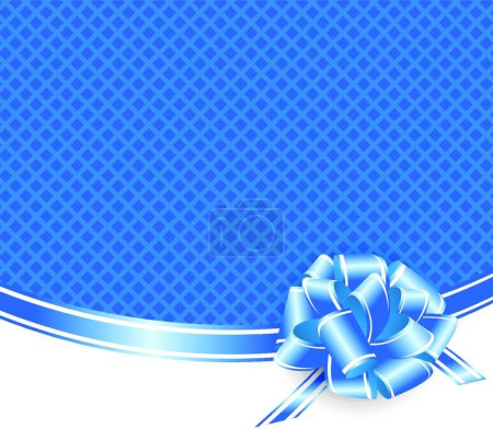 Ilustración de Marco azul de vacaciones, ilustración vectorial gráfica - Imagen libre de derechos