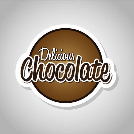 Téléchargez les illustrations : Délicieuse illustration vectorielle chocolat - en licence libre de droit