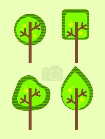 Illustration for Arbor day, graphic vector illustration - Royalty Free Image