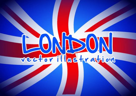Illustration for "flag london" vector illustration - Royalty Free Image