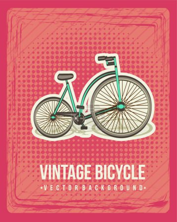 Téléchargez les illustrations : Icône de vélo illustration vectorielle - en licence libre de droit