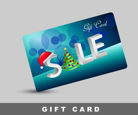 Illustration for Gift card, graphic vector illustration - Royalty Free Image