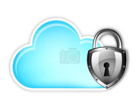 Illustration for Cloud computing abstract concept, vector illustration - Royalty Free Image