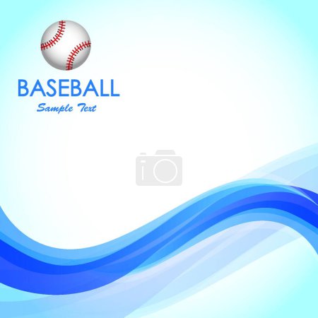 Illustration for Illustration of the Baseball - Royalty Free Image