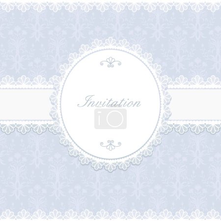 Ilustración de Ilustración de la invitación, tarjeta de aniversario - Imagen libre de derechos