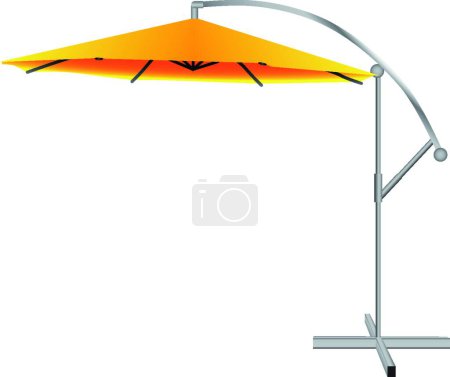 Illustration for Illustration of the Awning over - Royalty Free Image