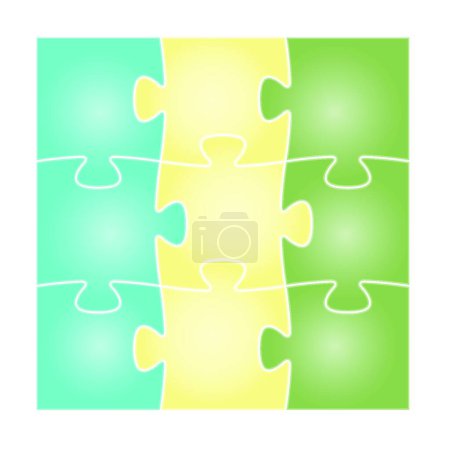 Illustration for Illustration of the puzzle background - Royalty Free Image