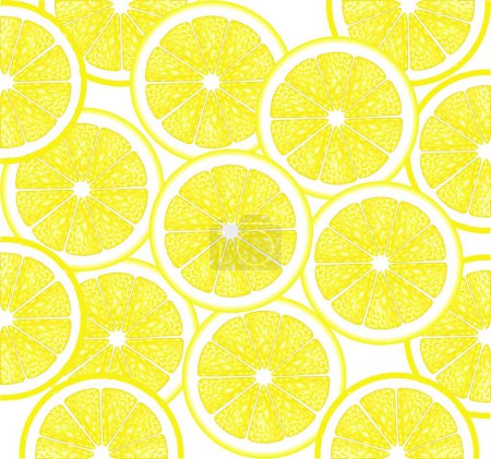 Téléchargez les illustrations : Illustration des tranches de citron - en licence libre de droit