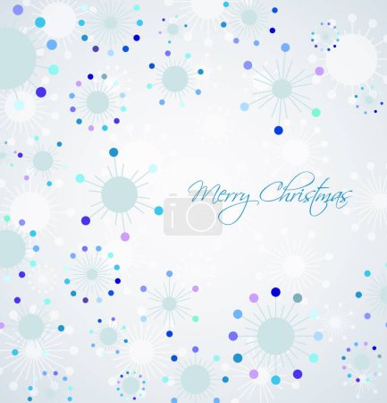 Illustration for Christmas card, vector illustration simple design - Royalty Free Image
