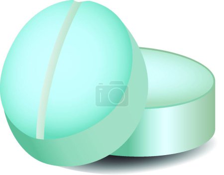 Illustration for Tablets icon, web simple illustration - Royalty Free Image