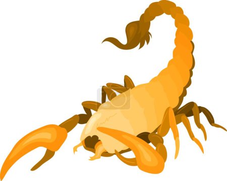 Illustration for Scorpion modern vector illustration - Royalty Free Image