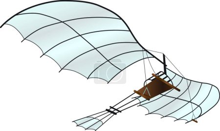 Illustration for Illustration of the Flight vehicle - Royalty Free Image