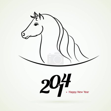 Téléchargez les illustrations : L'illustration du cheval 2014 - en licence libre de droit