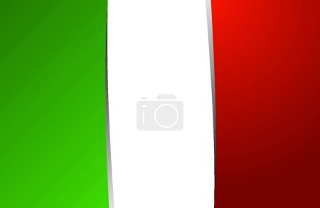 Illustration for Flag of Italy icon for web, vector illustration - Royalty Free Image