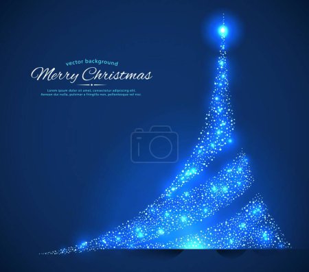 Ilustración de Plantilla de tarjeta de Navidad, Vector Ilustración - Imagen libre de derechos
