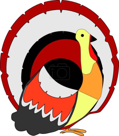 Ilustración de Ilustración del pavo - Imagen libre de derechos