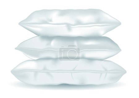 Illustration for Illustration of the soft pillows - Royalty Free Image
