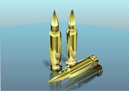 Illustration for Illustration of the Bullets - Royalty Free Image