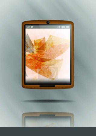 Ilustración de Tableta icono web vector ilustración - Imagen libre de derechos