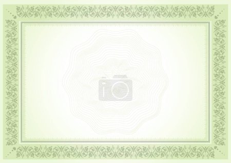Illustration for Diploma certificate with copy space - Royalty Free Image