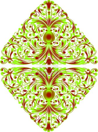 Illustration for Beautiful pattern  vector illustration - Royalty Free Image