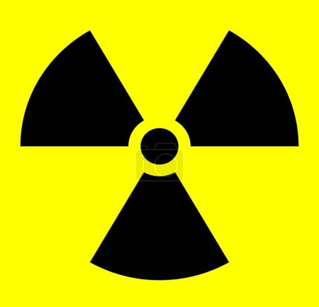 Illustration for Radiation icon, vector illustration - Royalty Free Image