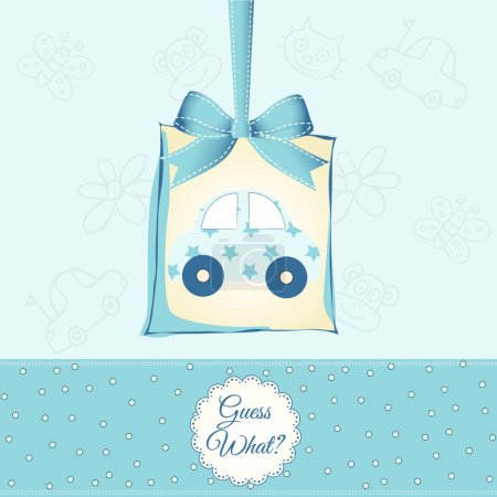 Illustration for New baby arrived vector illustration - Royalty Free Image