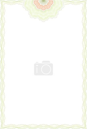 Illustration for Diploma certificate vector illustration - Royalty Free Image