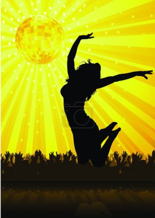Illustration for Disco Party vector illustration - Royalty Free Image