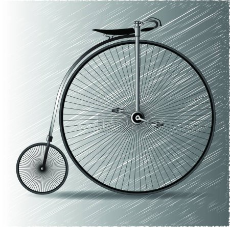 Illustration for Illustration of the Penny Farthing - Royalty Free Image