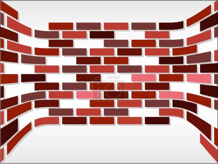 Illustration for Illustration of the Bricks - Royalty Free Image