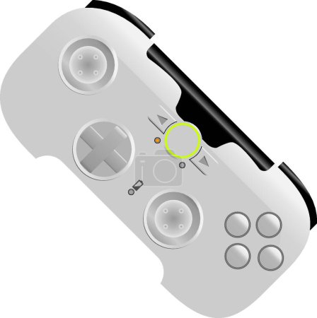 Illustration for Illustration of the Gaming controls - Royalty Free Image