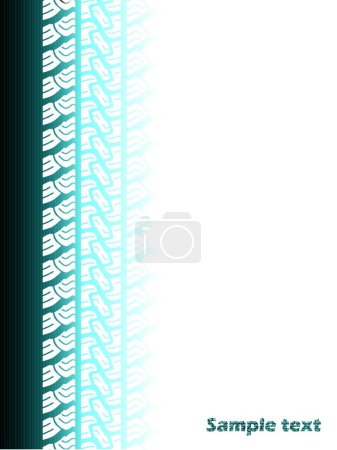 Illustration for Illustration of the Tire background - Royalty Free Image