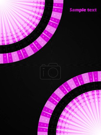 Illustration for Illustration of the Abstract pink halftone - Royalty Free Image