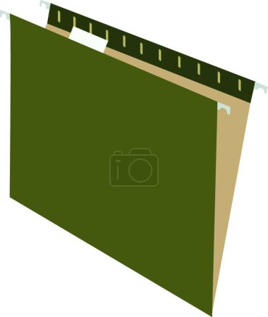 Illustration for Storage of archival documents vector illustration - Royalty Free Image