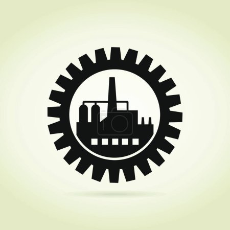 Illustration for Gear wheel" graphic vector illustration - Royalty Free Image