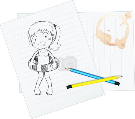 Illustration for Sketch" graphic vector illustration - Royalty Free Image
