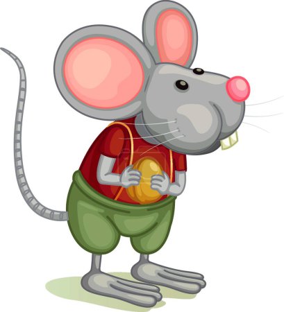 Illustration for "Cute mouse"  vector illustration - Royalty Free Image
